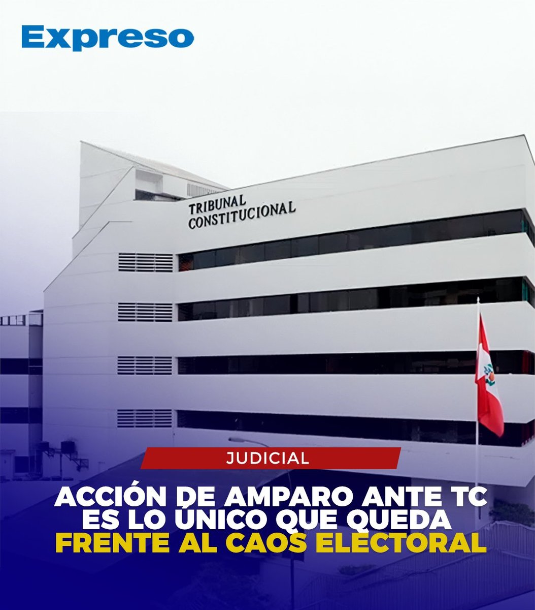 ¡ POR FIN ENTENDIERON !
¡ RECURRIR AL TC VÍA AMPARO ES EL CAMINO !
¡ VAMOS, SÍ SE PUEDE !
¡ 𝗔𝗡𝗨𝗟𝗘𝗡 𝗟𝗔𝗦 𝗘𝗟𝗘𝗖𝗖𝗜𝗢𝗡𝗘𝗦 !
<a href="/JNE_Peru/">JNE Perú</a> <a href="/robertoburneob/">Roberto Burneo</a>