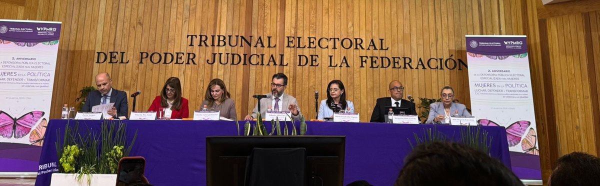 AMFEMX's tweet photo. Asistimos al 2.º Aniversario de la Defensoría Pública Electoral Especializada para Mujeres del @TEPJF_informa, un espacio clave para fortalecer la defensa de los derechos político-electorales de las mujeres y refrendar la lucha contra la VPG https://t.co/Z8bVYydIbF