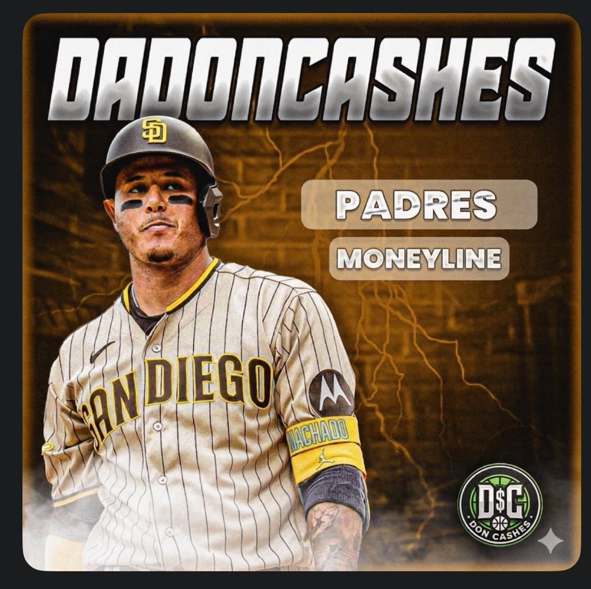 DaDonCashes's tweet image. DA DON CASHES ⚾️💼

❤️ IF TAILING Late  BANGER 🌙

PADRES ML (-117) 💰

Off a collapse… PERFECT bounce spot 😤

————————————————
#padres #baseball #betting