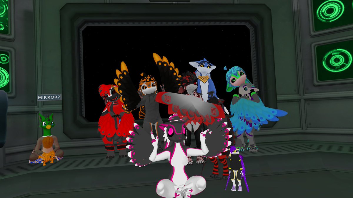 LazerSpirivali's tweet image. Thanks to everyone who showed up at todays event ^w^
#VRChat #Avali #gathering