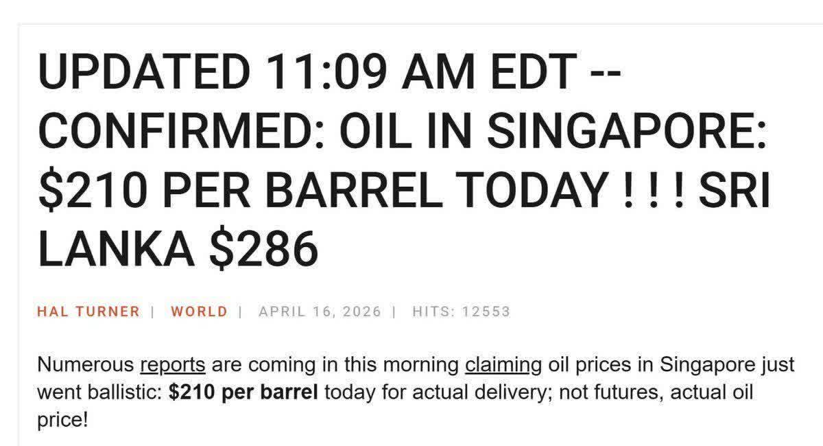 Shockwaves in the oil market: real-world prices are skyrocketing.
While official global benchmarks remain around $100–$110 per barrel, reports suggest physical oil prices have surged far higher.
According to those reports, real-market trades are happening around $140–$150 per