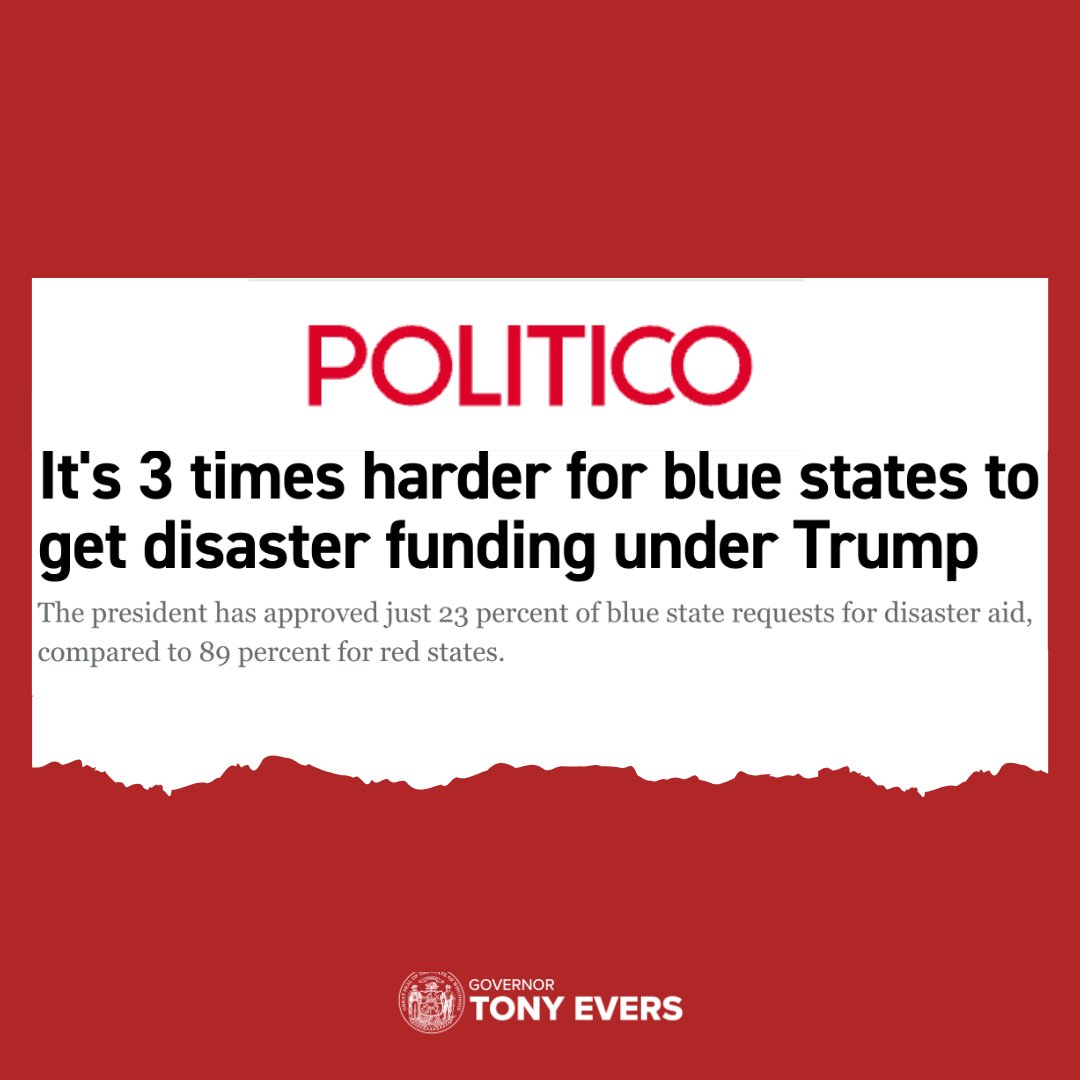 Governor Tony Evers tweet media