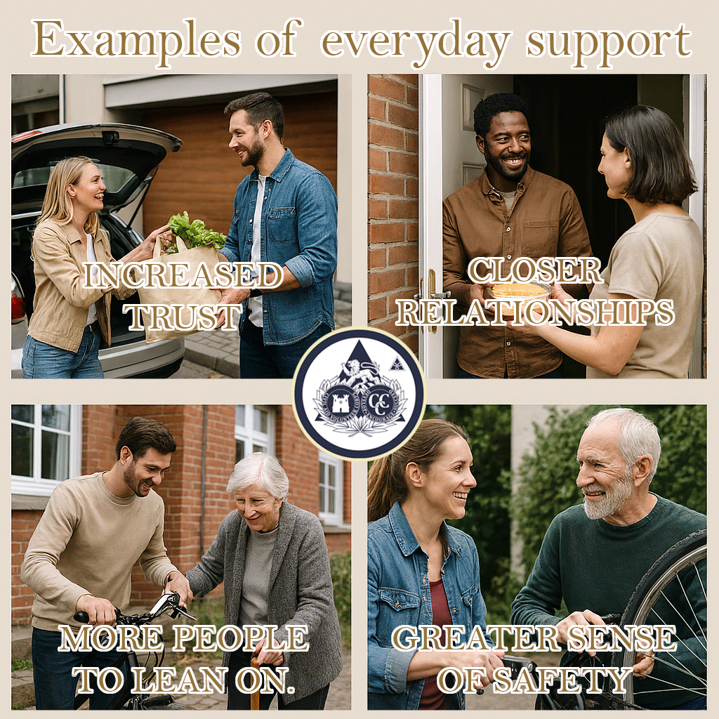 JCACUK's tweet photo. Neighbour support is often simple: check ins, sharing essentials, calm info (and admitting
what you don’t know). Small acts prevent panic spirals.

#BritainReady #CommunityCare https://t.co/KhwGGgeAJD