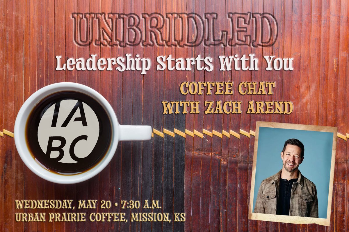 Our next free Coffee Chat features Zach Arend – entrepreneur, leadership coach, and former rodeo competitor whose unconventional journey has yielded uncommon insights into career paths. This Wednesday, May 20, event is free, but registration is required.
kciabc.com/events/kc-iabc…