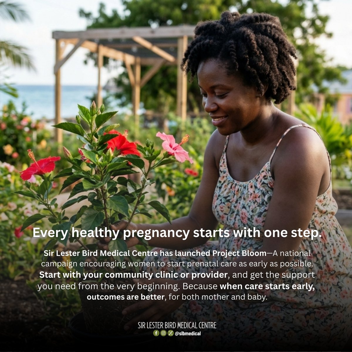 SLBMedical's tweet image. Project Bloom, launched by SLBMC, is a national campaign encouraging women to start prenatal care as early as possible with their community clinic or provider.

Early care = better outcomes for mom &amp;amp; baby.

#ProjectBloom #MaternalHealth #StartEarly