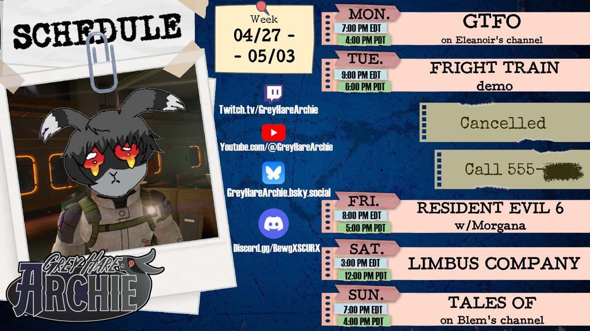 Grey Hare Archie |⚰️🐇| Occult Detective Vtuber tweet media