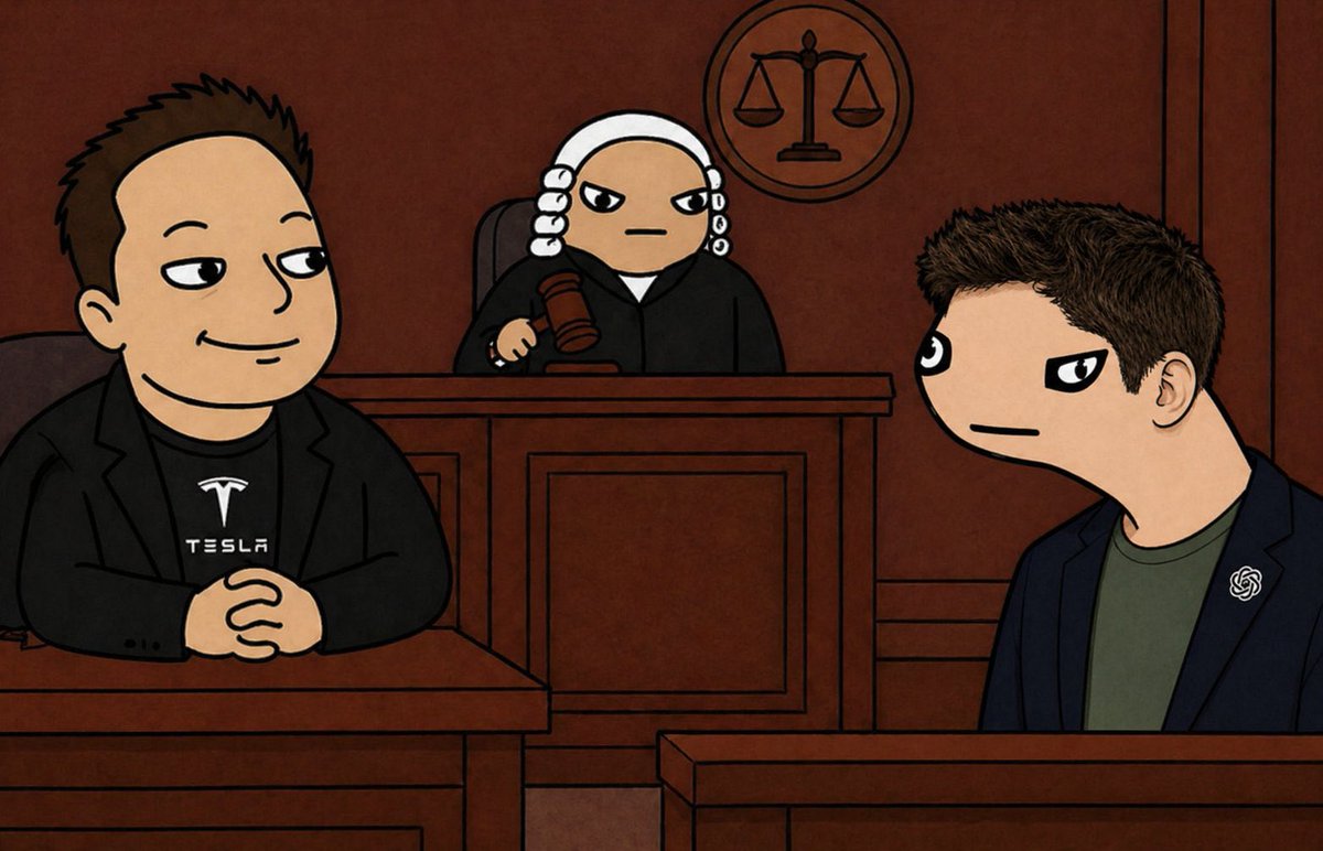 Today is the start of a very important day in the AI world.

The trial between Elon Musk and Sam Altman/OpenAI begins today.

And Elon keeps calling Sam Altman “Scam Altman” and pinned the post.

This is HUGE, way bigger than Bernie.

Big day for AI, Elon is talking about it, and