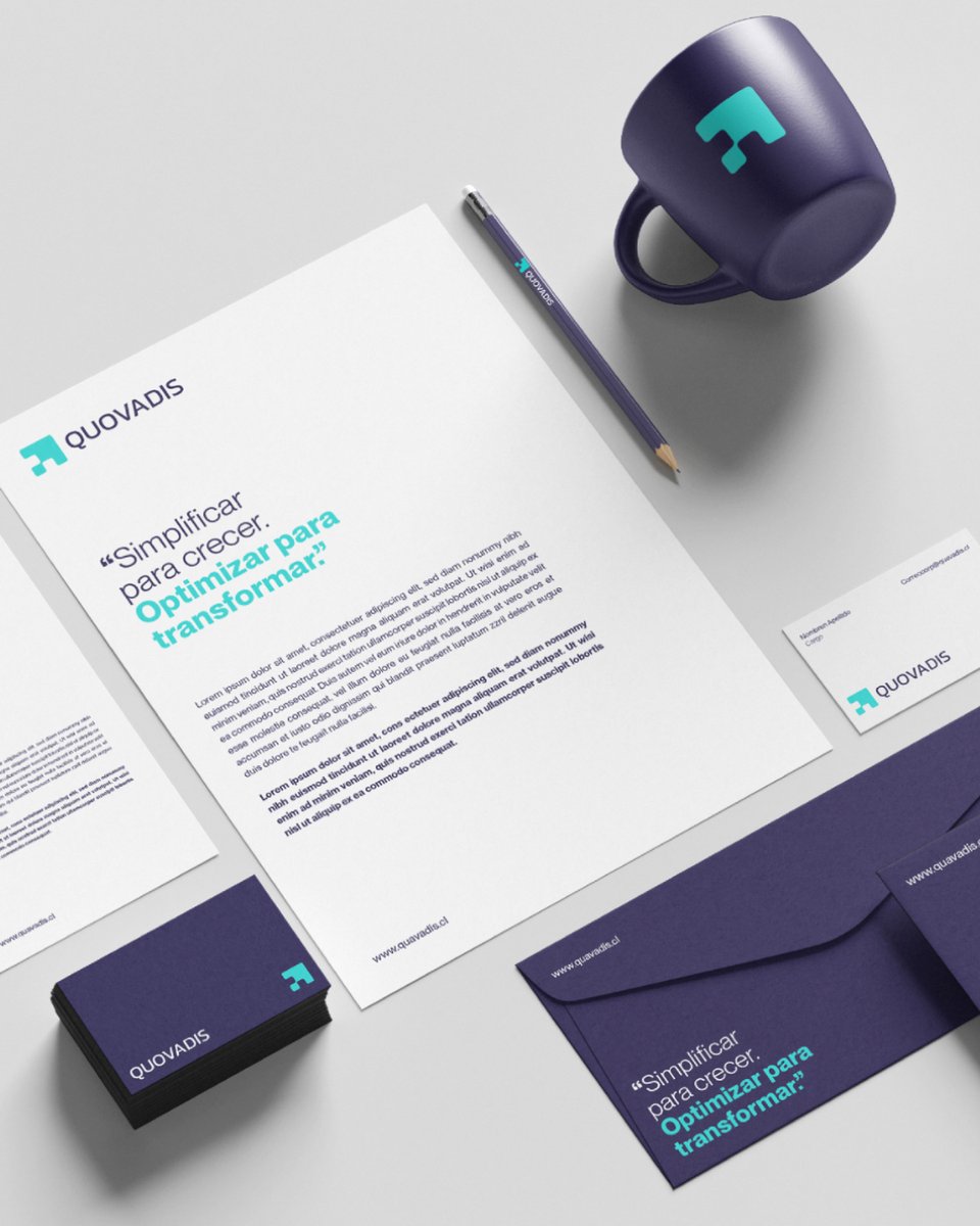holismostudio's tweet image. Transforming processes is transforming businesses.

For Quovadis, we developed a brand identity that reflects clarity, direction, and strategic thinking.

A clean, structured visual system that translates complexity into simplicity—driving efficiency and growth.

#design #brand