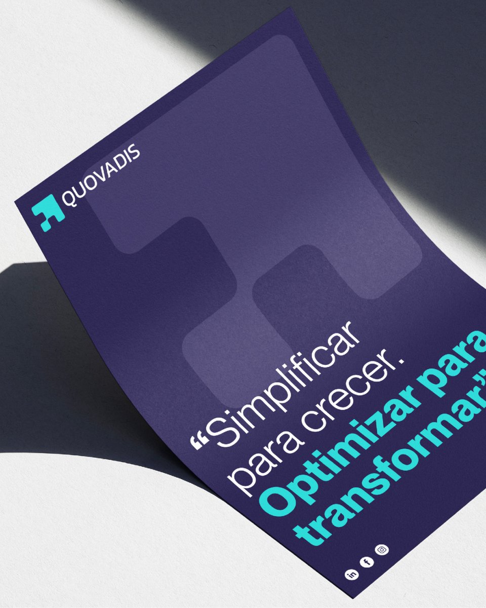 holismostudio's tweet image. Transforming processes is transforming businesses.

For Quovadis, we developed a brand identity that reflects clarity, direction, and strategic thinking.

A clean, structured visual system that translates complexity into simplicity—driving efficiency and growth.

#design #brand