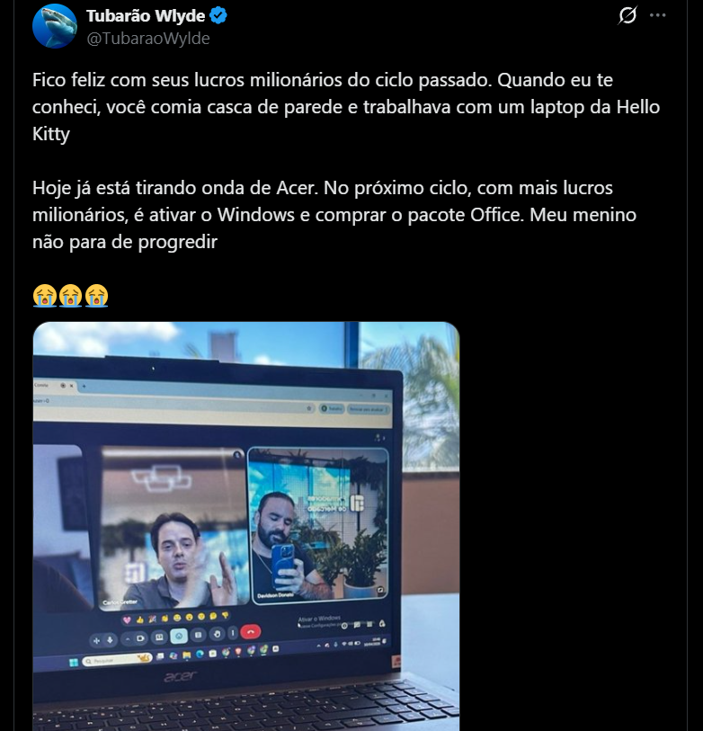 Choquei BTC tweet media