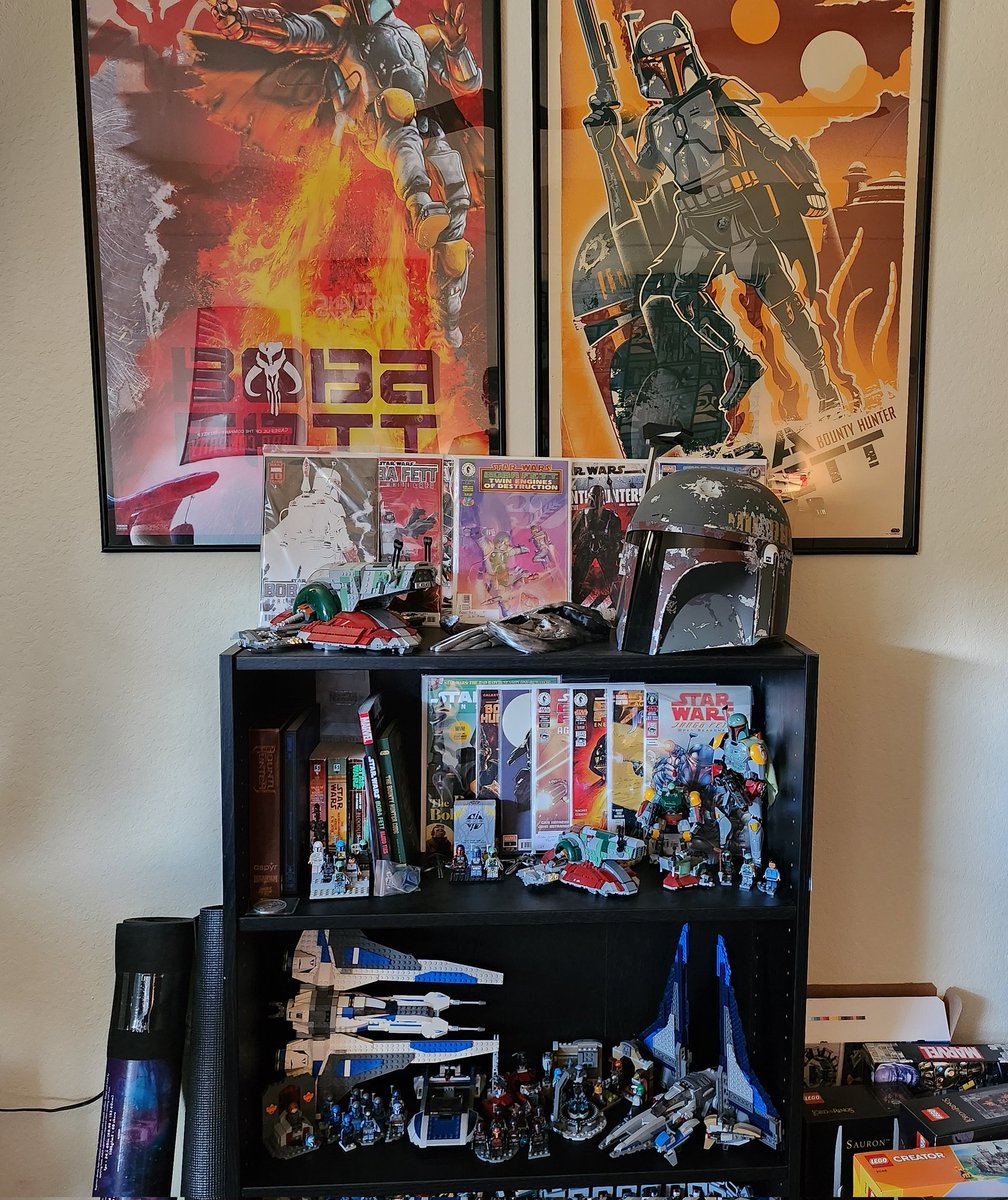 My Boba Fett display is complete for now