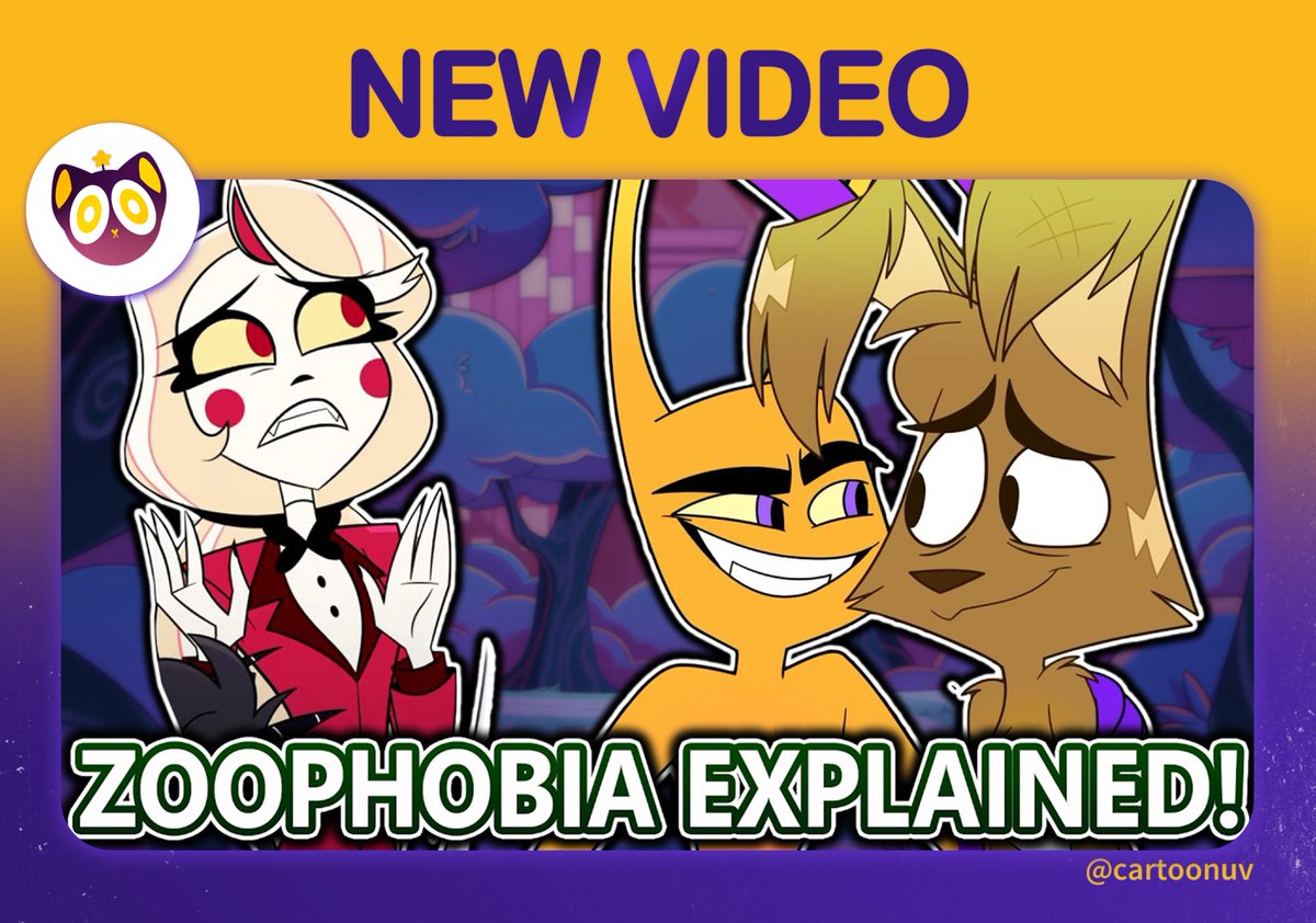 CartoonUV's tweet image. VivziePop’s Zoophobia is coming back… but how does it connect to Hazbin Hotel?

From its origins as a webcomic to the Main Five, Cameron, and the hidden story behind it all, we break down everything you need to know.

Check it out!

#HazbinHotel #Zoophobia #Hellaverse