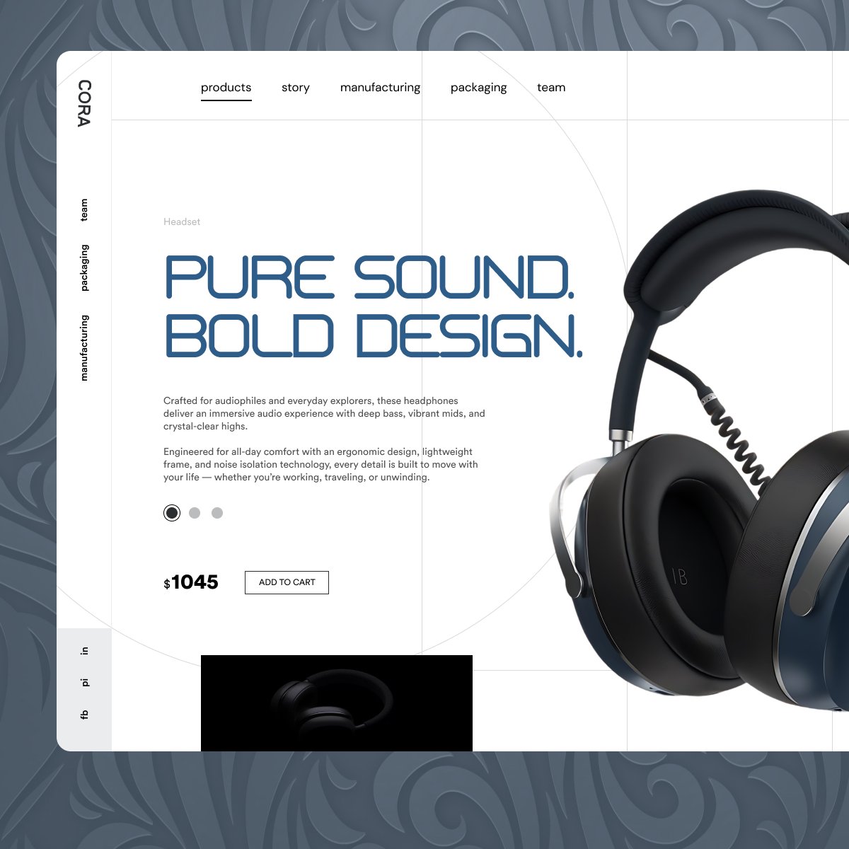designwithmikey's tweet photo. Great products deserve great presentation. 🎧
Designed to elevate perception + conversion.
#UIDesign #UXDesign #ProductDesign #TechDesign #Ecommerce #WebDesign #DesignForBusiness #CreativeUI https://t.co/ZhrgG5bWHe