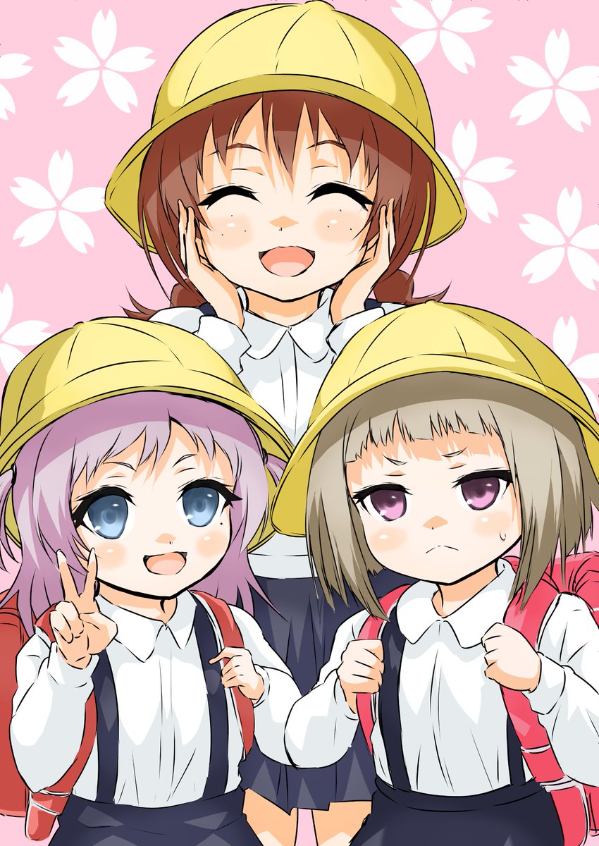 「生放送楽しみにしてます!!! 新学期シーズンということで #虹ヶ咲 #にじちず1」|ししゃもん😈💮のイラスト