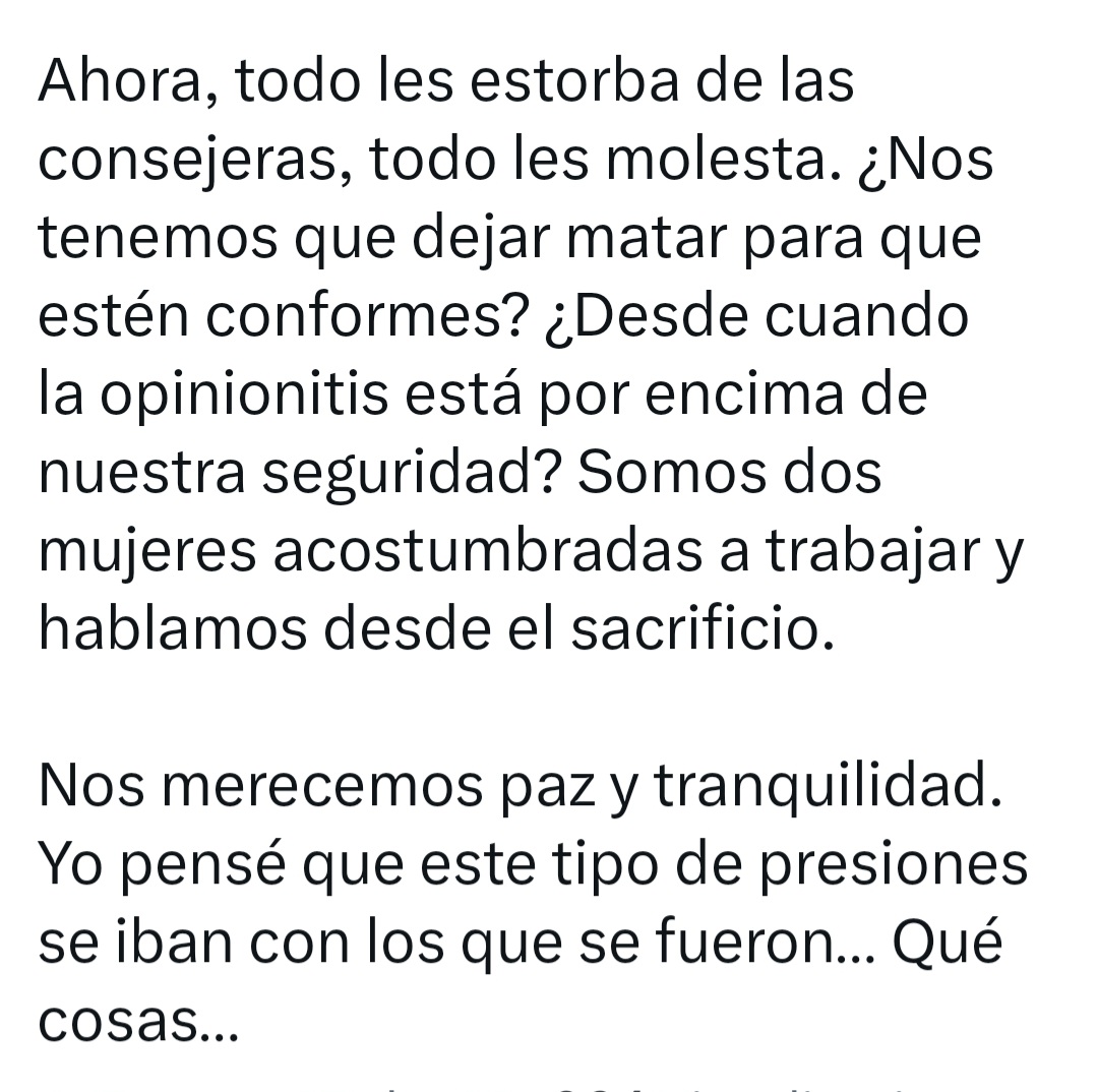 #NOTICIAS #CHTV #HONDURAS 

👉🏻 “No vamos a renunciar”: Cossette López denuncia presiones

La consejera electoral Cossette López reaccionó en redes sociales ante las críticas y presiones, asegurando que no renunciará a su cargo y cuestionando lo que considera “campañas mediáticas”