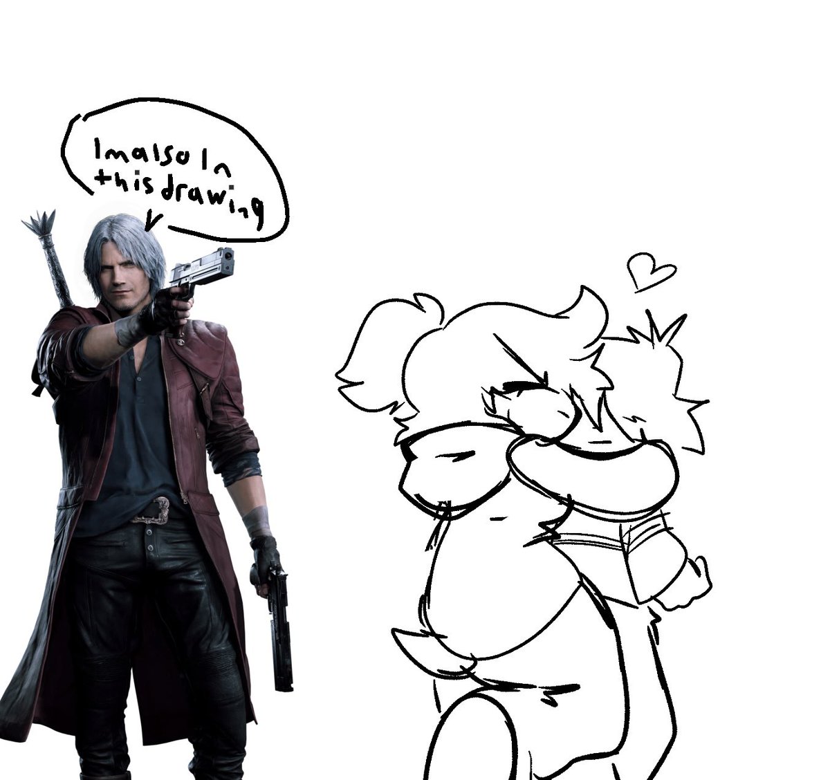 Krispykream1738's tweet image. #krusie featuring Dante from the Devil May Cry™ series