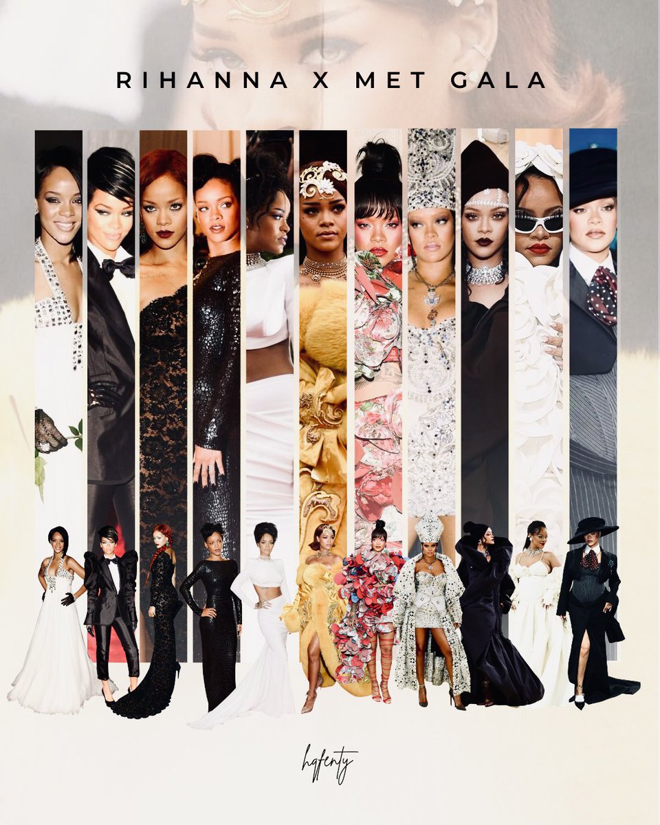 No one does it like Rihanna, she definitely is The Queen of MET Gala.