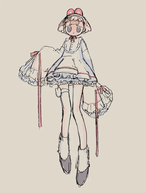 黒ねこ/白うさぎ