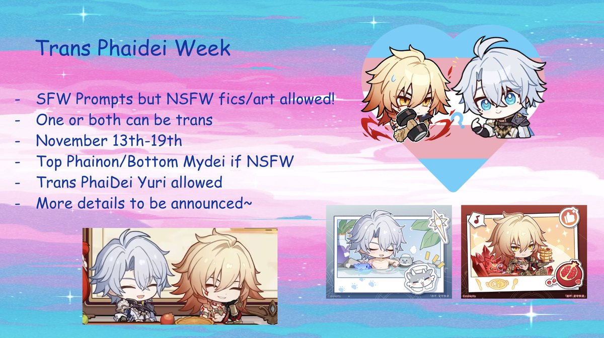 Trans Phaidei Week🏳️‍⚧️ tweet media