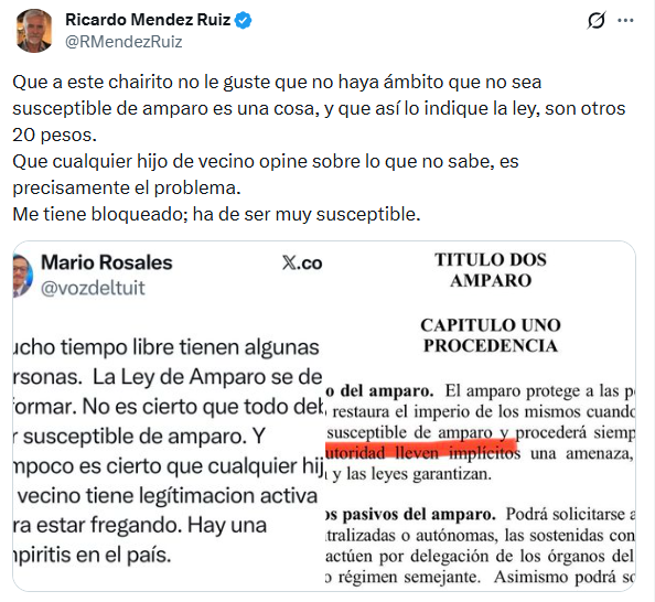 Y así piden: 
- "Que pare el péndulo" ... "Puentes de oro"..."Gran dialogo por la gobernabilidad y reconciliación"

¿Quién en su sano juicio le va a tender un puente de oro a un animal como ½🥚?

Aquí lo que procede es: orden de captura, procesado y aplicar las penas respectivas