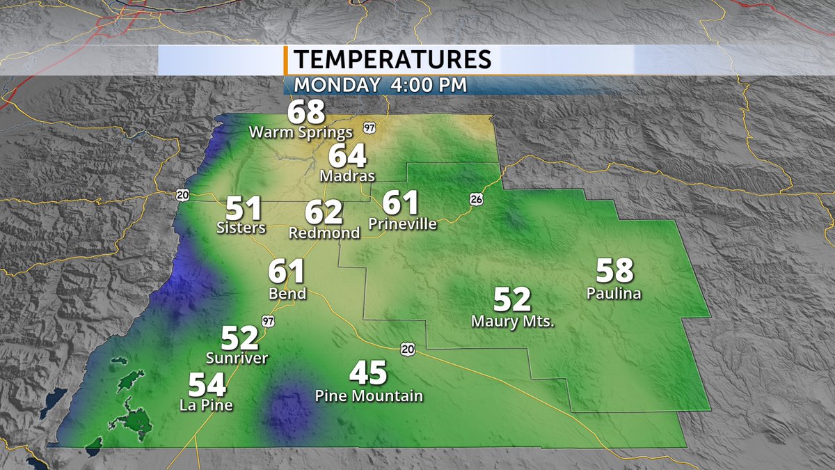 WenningWx's tweet image. From frost to flip-flops
This week is a perfect example of how fast things turn here. We go from freezing starts to highs in the 70s by Thu.

Join us tonight on @CODaily  for your most reliable forecast. #ORwx #weather #Oregon #CentralOregon

More &amp;gt; centraloregondaily.com/weather