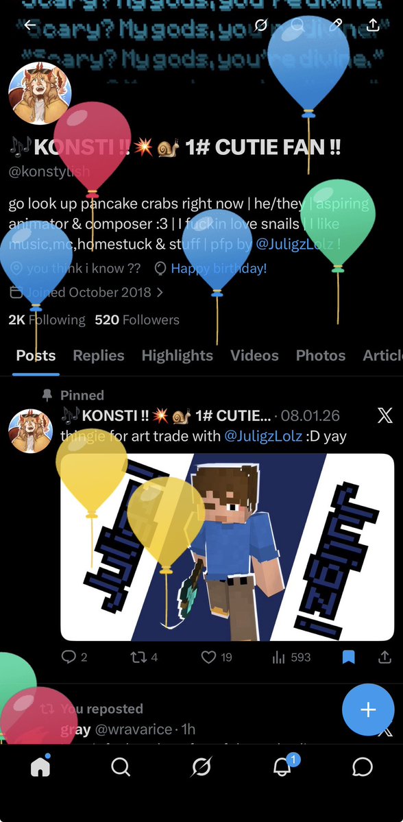 🎶KONSTI !!💥🐌 1# CUTIE FAN !! tweet media