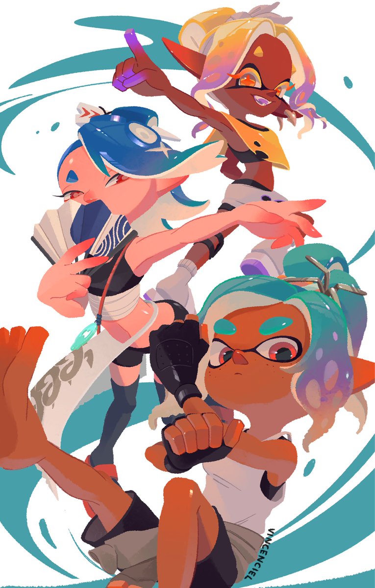 Vincenciel's tweet image. Splatoon Raiders 

#splatoon