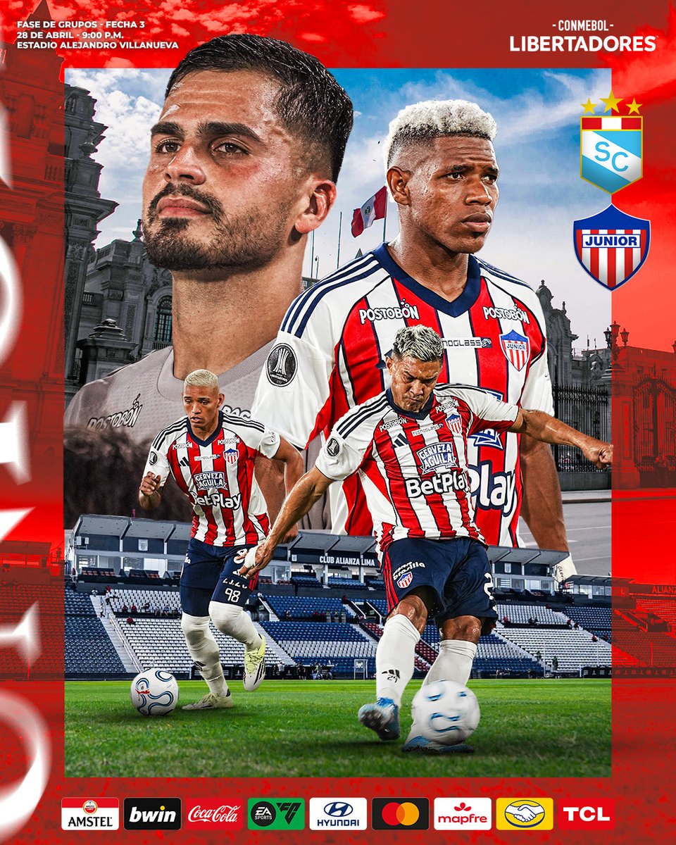 ¡POR LA VICTORIA! 🔥🦈
#VamosJunior