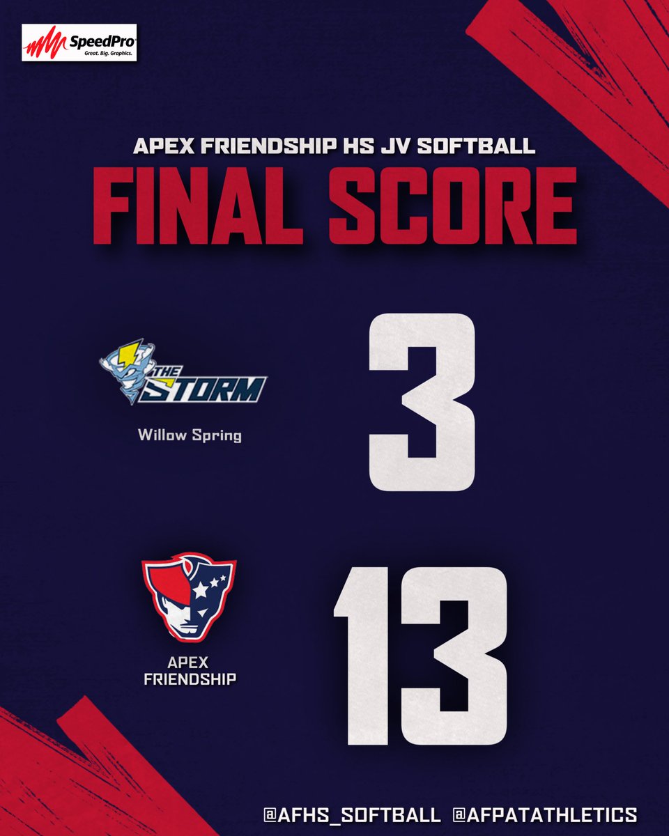 Apex Friendship High School Athletics tweet media