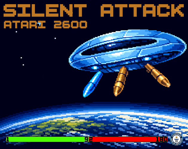 Atari2600GM's tweet image. 👽 SILENT ATTACK 👽
92nd Atari 2600 Game
Demo available to download or play in browser

marc-vittorini.itch.io/silent-attack

#Atari2600 #Retrogaming #Homebrew #Atari #8bit #VCS #Gamedev #IndieGame #RetroDev #GuinnessWorldRecord @itchio