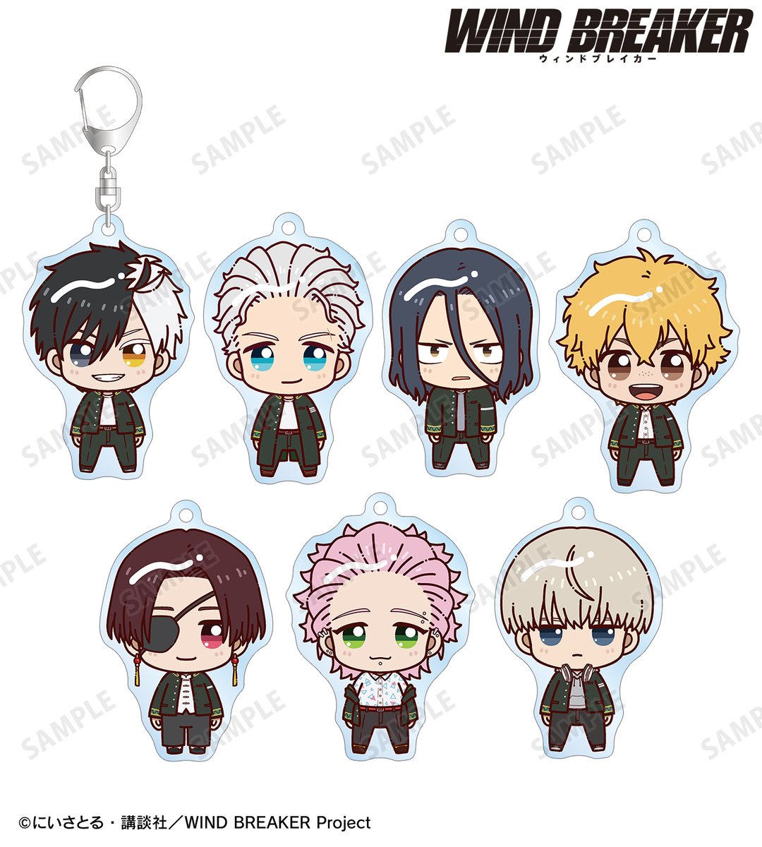 2026年6月発売「WIND BREAKER」 トレーディング ちょこんと！ アクリル