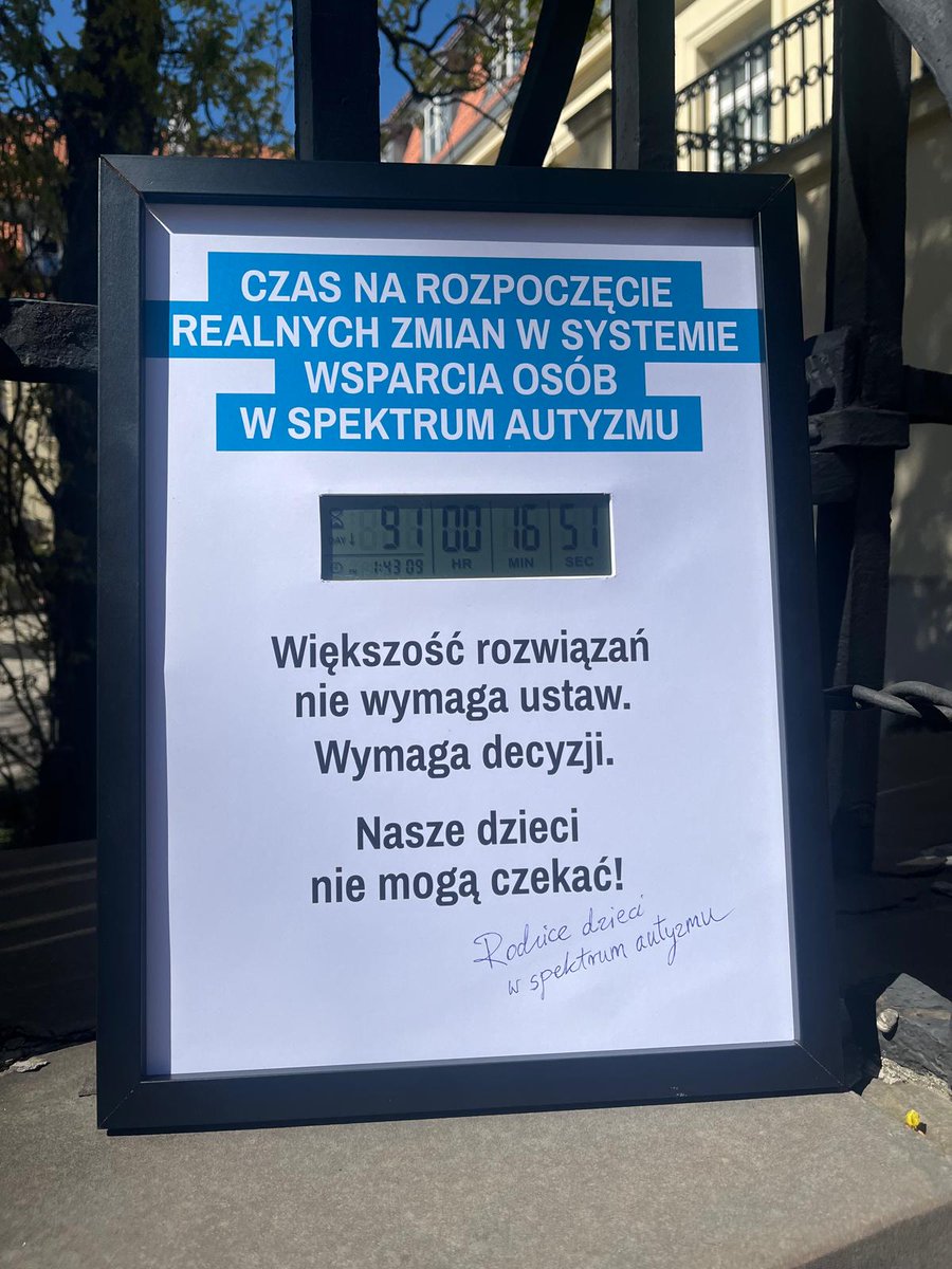 fundacja515km's tweet image. We placed this countdown at the Polish Ministry of Health.

91 days to act on autism support.

58,000 people are waiting.
Autistic children cannot wait.
👉 No new laws needed. Just decisions.

@BBCWorld @guardian @Reuters @AP
#Autism #DisabilityRights #HealthEquity