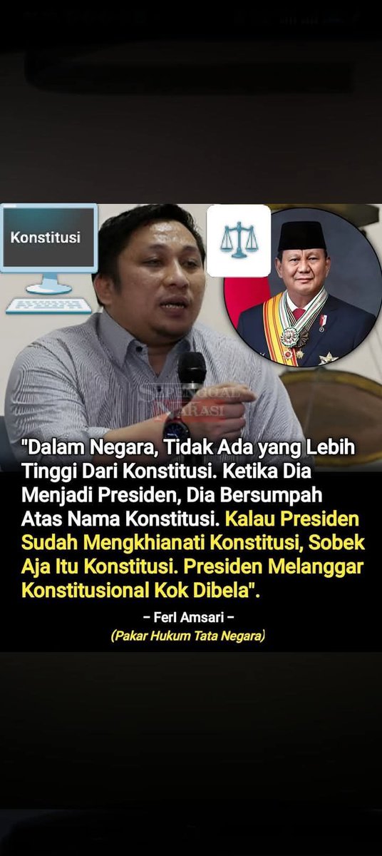 Terlalu Banyak Konstitusi yang Dilanggar. <a href="/DPR_RI/">DPR RI</a> Mati.