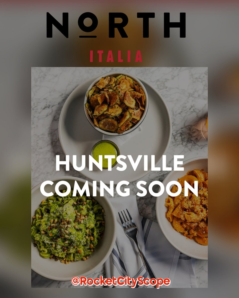 RCityscope's tweet photo. North Italia is Coming to HUNTSVILLE ‼️

📍401 The Bridge St

This restaurant is replaced the recently closed Bravo Italian Kitchen. https://t.co/0JN8SB3Ytu