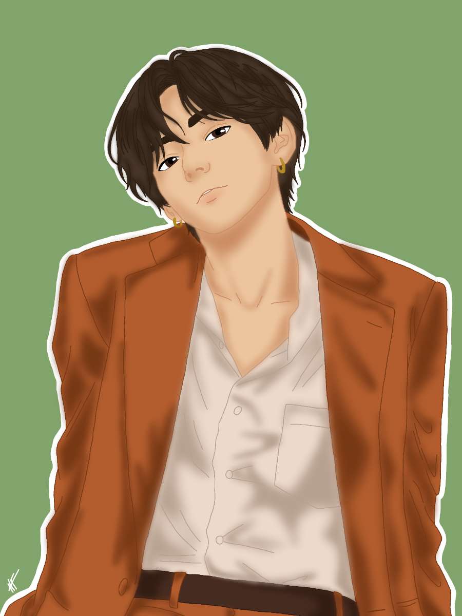 night_foxx_'s tweet image. De retour sur X avec un dessin de Tae! (Les autres arriveront )
Ca interesse des army de gagner des print a venir ? #ARMYRANG #army #bts #btsarmy
