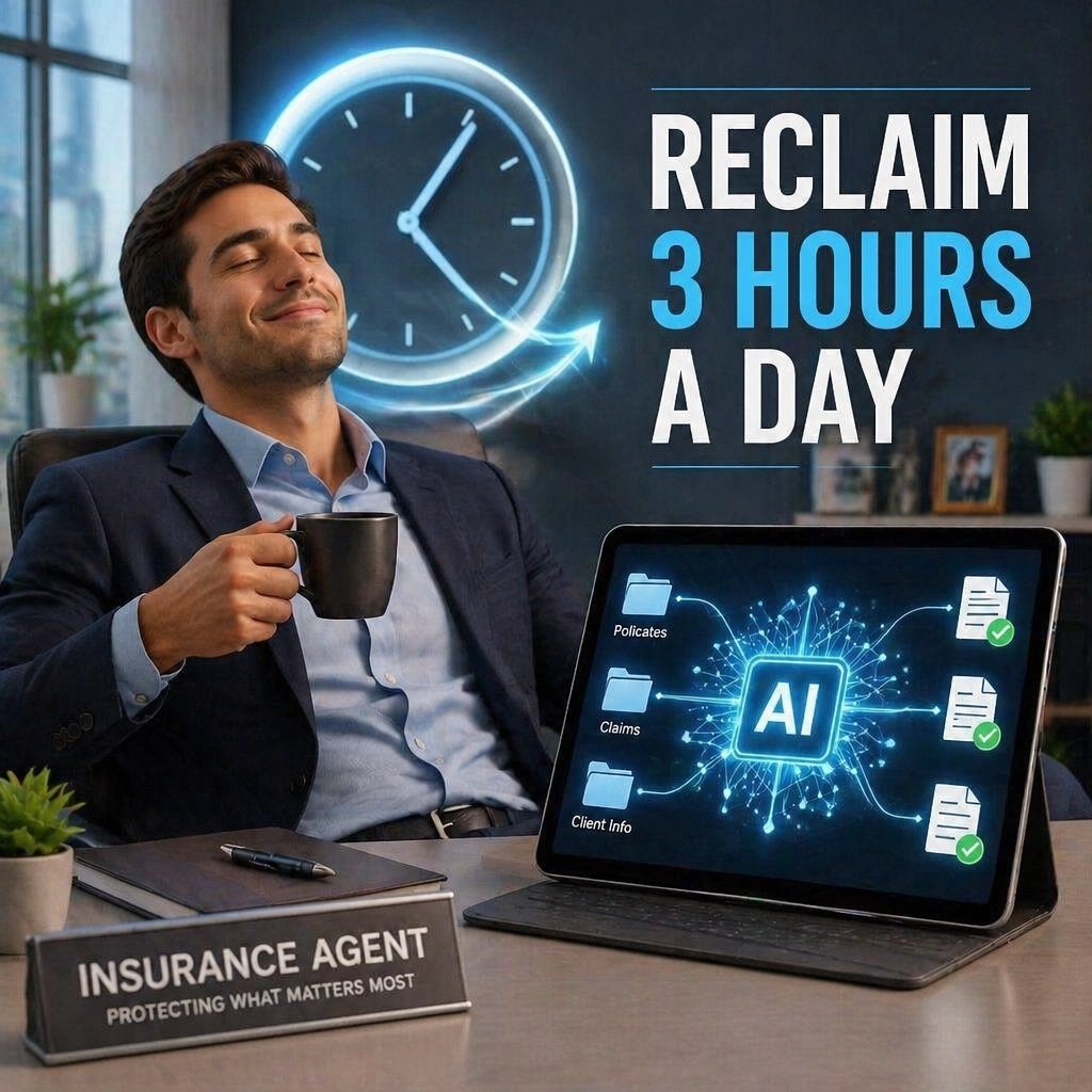robertjrussell's tweet image. Imagine getting 3 hours of your day back. 🕒 Ditch soul-crushing admin and swap slow VAs for lightning-fast AI. It’s time to work smarter and sell more while you sleep. Join the movement: facebook.com/groups/selling… #InsuranceAI