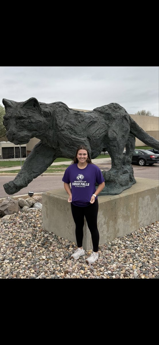 kaylee_huffman1's tweet photo. I am excited to announce I have committed to continue my academic and athletic career at the University of Sioux Falls! Thank you to my family, coaches, and teammates for getting me here. 
Go Coo!
@USFCougarsSB @CoachDowns42 @NENational08 @UFAThunder @papiosoftball @ExtraInningSB https://t.co/asVCB80Bjp