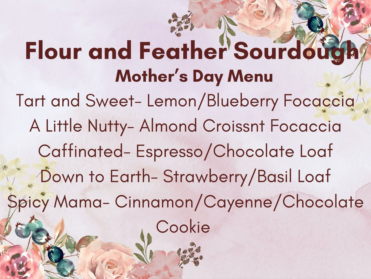 Flourandfeather's tweet image. Strawberry basil sourdough loaf. Mother’s Day special! #sourdough #homebaker #easthaddam