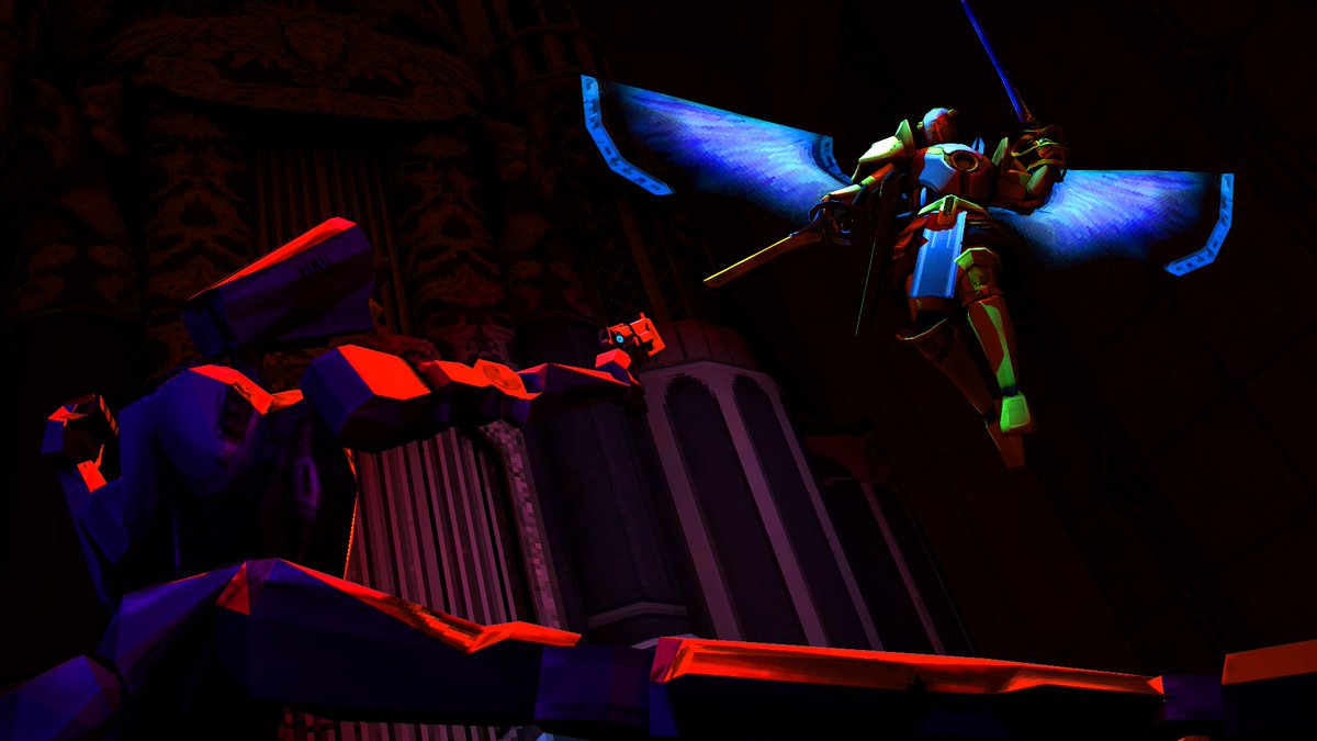 Rh0_man's tweet photo. #SFM #ULTRAKILL #Gabriel #V1 #3DFanart https://t.co/QD7S5HhtBN