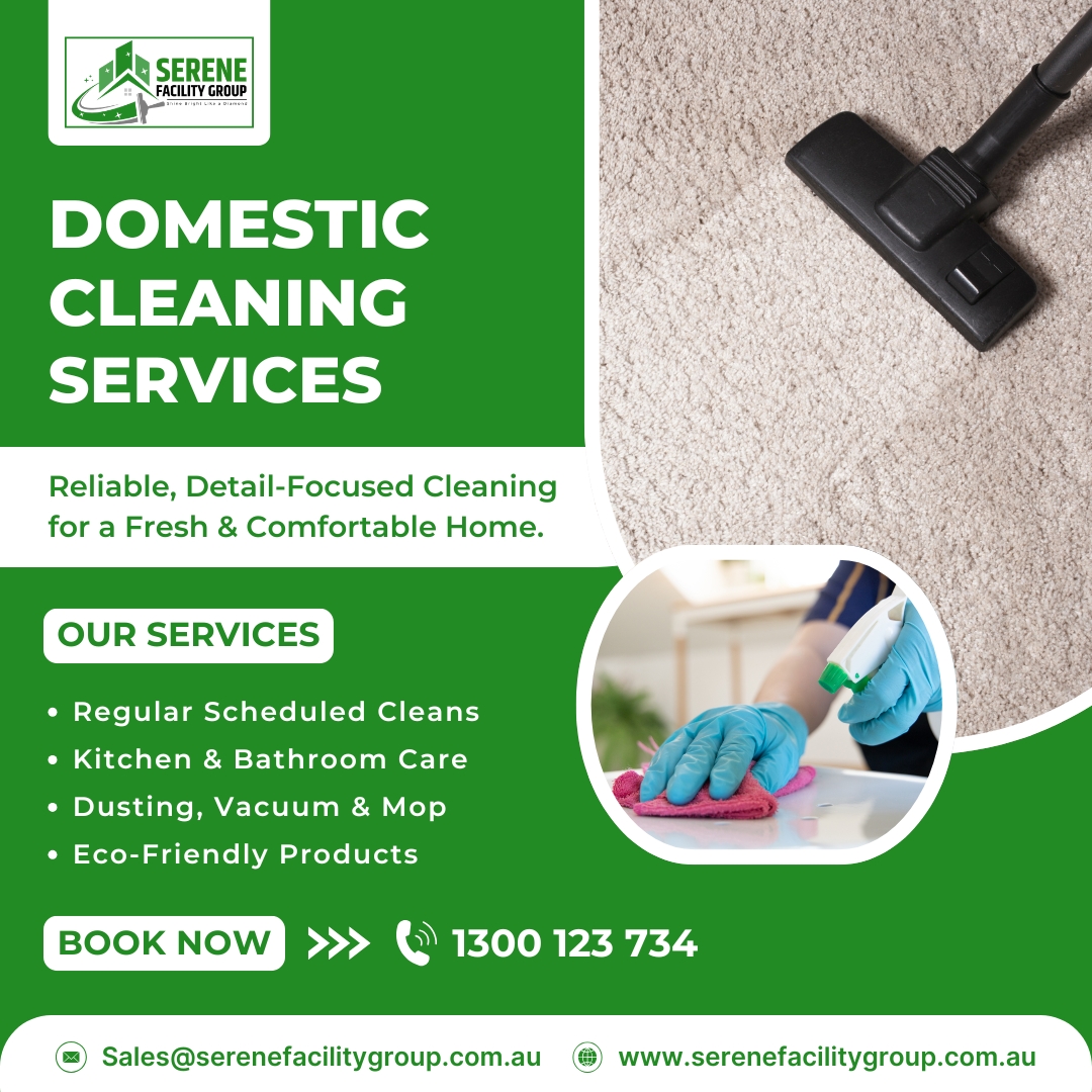 Serenegroups's tweet image. 🧼 A cleaner home, a calmer mind.

Professional domestic cleaning tailored to your routine — reliable, detailed, and stress-free. 🏡✨

📞 1300 123 734
🌐 serenefacilitygroup.com.au

#SereneFacilityGroup #DomesticCleaning #CleanHome #ProfessionalCleaning #SpotlessResults #Australia