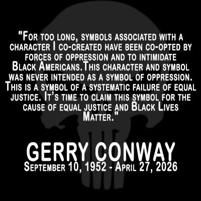 DLamontJenkins's tweet image. At 19 years old, he gave us the Punisher, He did not give the Punisher to police and assorted racists. Gerry Conway was 73. #RIP