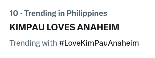 ChaNcy24's tweet photo. We're still trending!!!

KIMPAU LOVES ANAHEIM
#LoveKimPauAnaheim https://t.co/OPXuZ8yx5Q