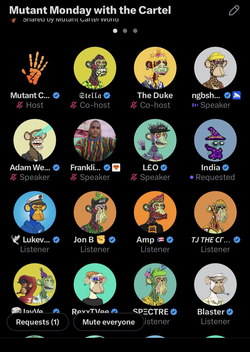 Gn and thank you for joining us today. Lots of apes, great vibes and great talk as always🤍

PS: return to monke.