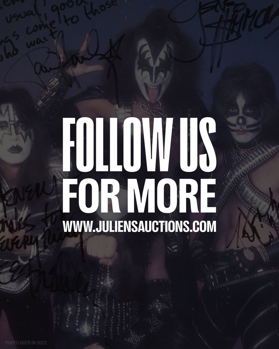 JuliensAuctions's tweet image. Today we celebrate Ace Frehley, original lead guitarist of KISS, whose sound and style helped shape one of rock’s most iconic bands. 

For this week's #MusicMonday, we’re looking back at the music, artistry, and influence that made him a true original.

#JuliensAuctions #KISS