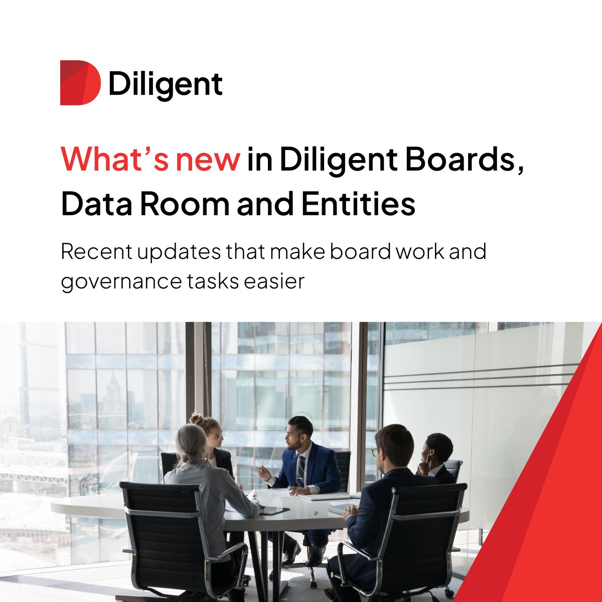 Diligent tweet media