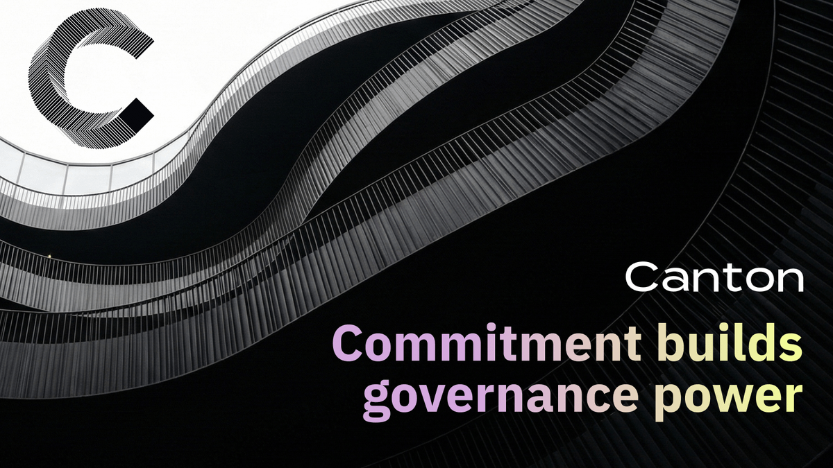 CantonFdn's tweet photo. CIP-0105 introduced a long-term locking framework for Super Validators.

SVs can lock a portion of their lifetime earned rewards to maintain forward SV Weight. The framework creates visible, on-chain commitment to the network.

Key details:
🔸Participation is voluntary
🔸Applies to aggregate lifetime earnings, including historical rewards
🔸No exemptions for the Foundation, ecosystem funds, or any other entities
🔸Uniform application across all participants

The design ties network influence to long-term alignment. SVs that commit more, carry more weight in governance.