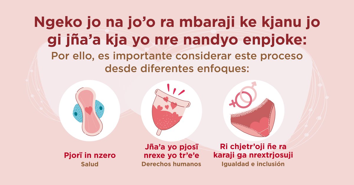 CONEBIedomex's tweet image. Con el fin de romper barreras, estigmas y prejuicios acerca del periodo menstrual🩸, te invitamos a conocer y descargar el cartel “¿Sabes qué es la gestión menstrual? Entendiendo las reglas” bilingüe (mazahua-español) en💻👉tinyurl.com/34amd3cy o escaneando el QR.
#SomosCONEBI