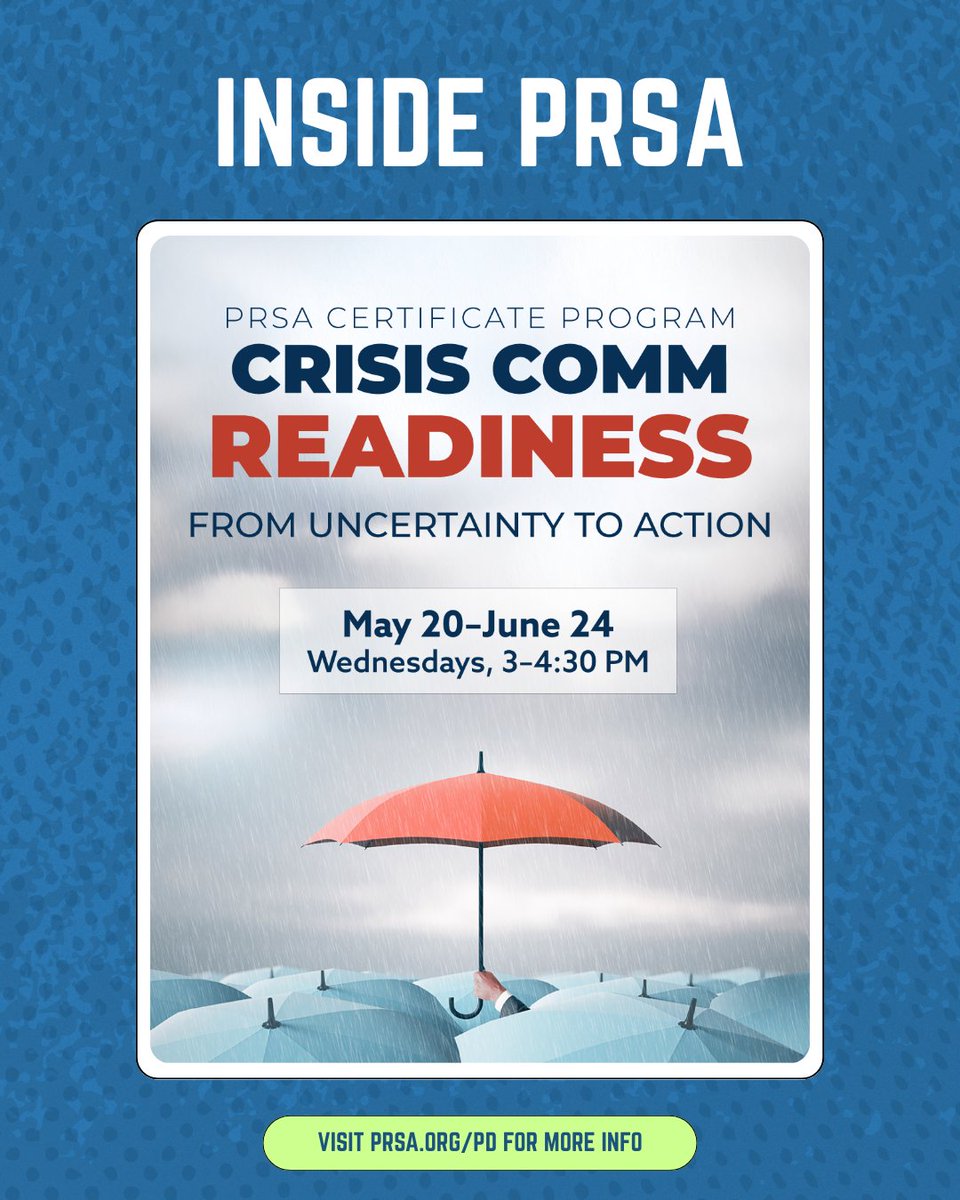 PRSA tweet media