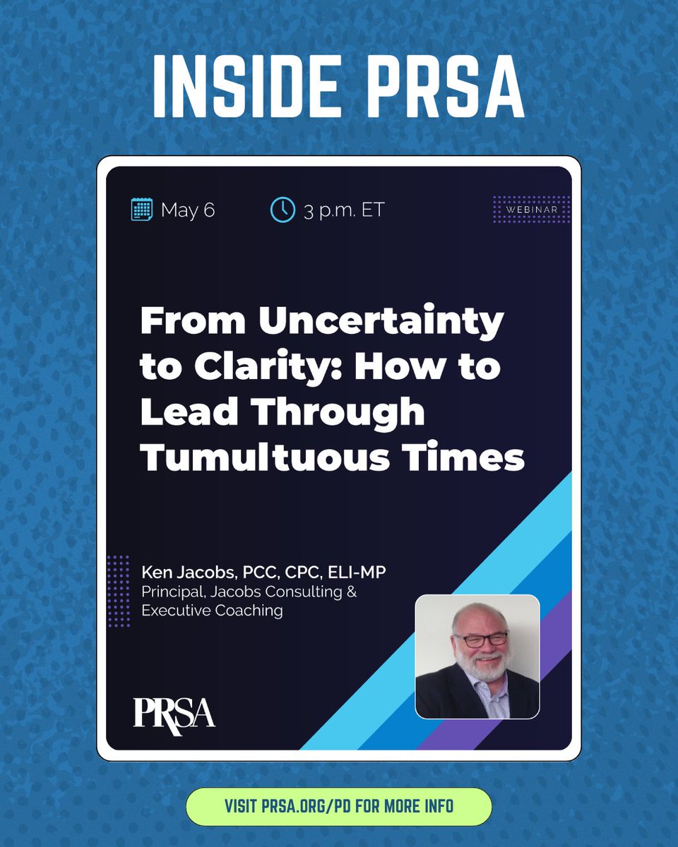 PRSA tweet media