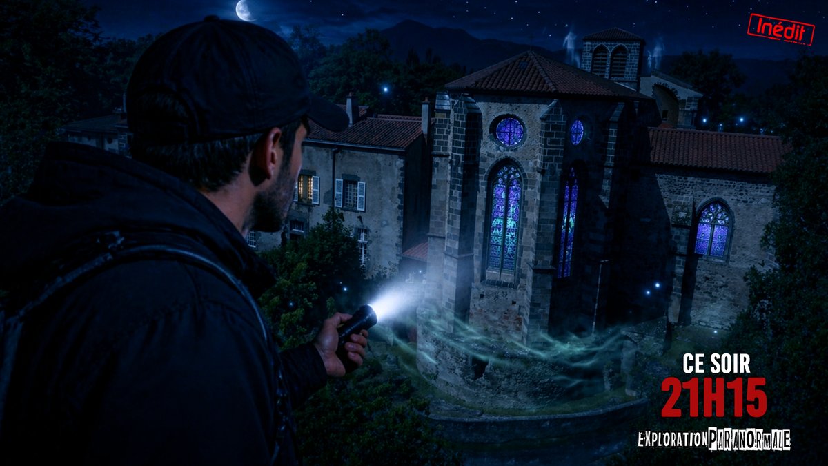 ParanormalesRP's tweet photo. À 21h15, Exploration Paranormale t’emmène au cœur d’une abbaye, un lieu millénaire marqué par la foi, les bouleversements… et des secrets troublants. En avant-première pour les Membres Gold. #Paranormal #Mystère #Exploration https://t.co/NBTRA5QkRl
